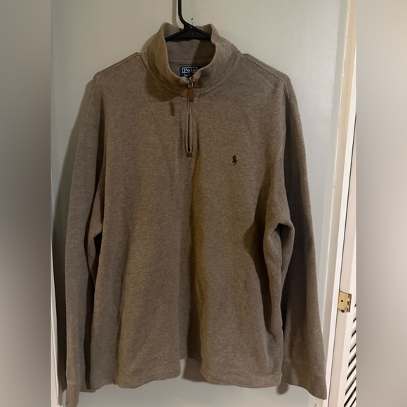 Polo by Ralph Lauren Brown Zip Up Sweater - Picture 1 of 8